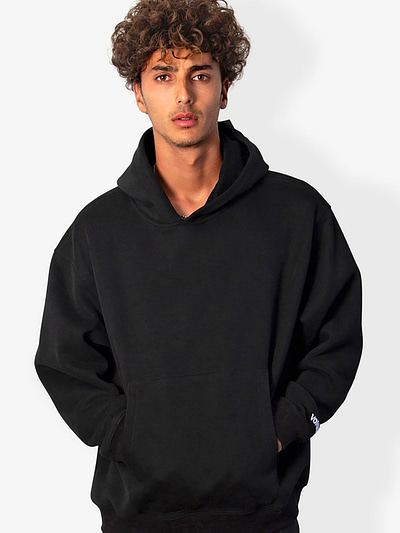 vonberg premium signature hoodie for men and women in black